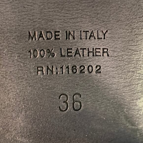 ZADIG & VOLTAIRE Size 6 Black Leather Belted Back Zipper Boots - Picture 8 of 8